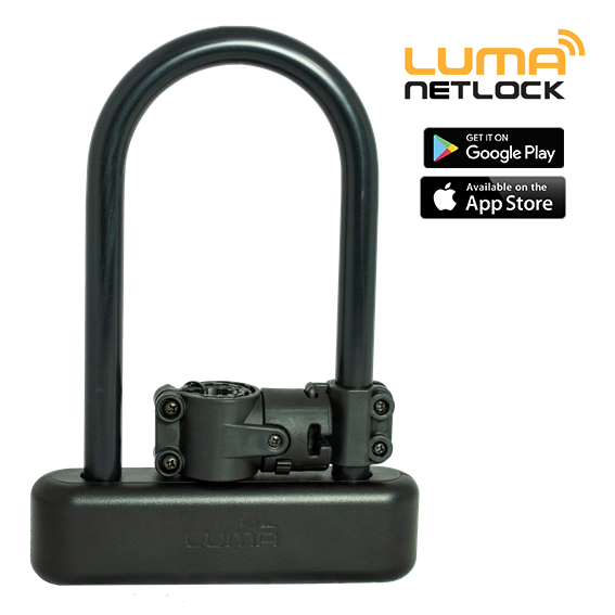 Luma Netlock 60HU 245mm U Lock Alarmed With Tracking skylinebicycles